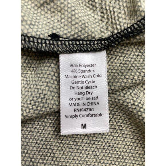 LuLaRoe Julia Dress Contrast Pattern Floral Dots Medium NEW - Picture 6 of 6